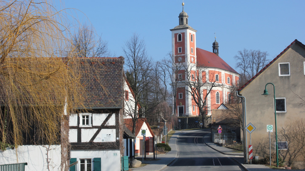 Nebelschütz in Upper Lusatia. In this model village, it’s not vacant buildings that are the problem but a shortage of properties.